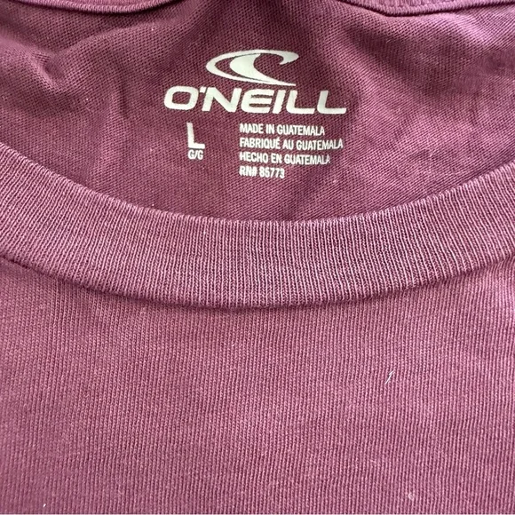 O'Neill Oversized Purple Skull Dreamer Cotton Short Sleeve T-Shirt Women's L NWT - Picture 5 of 11